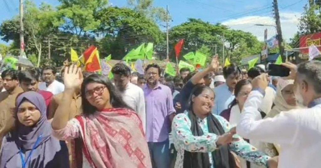 সুনামগঞ্জে এনসিপির পদযাত্রা শুরু